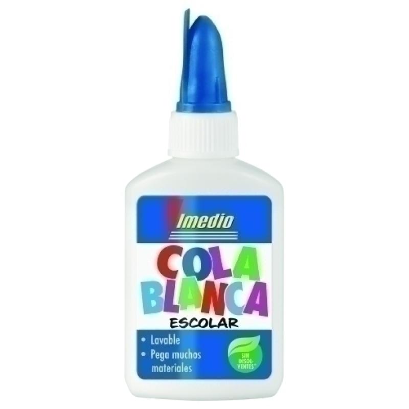 COLA BLANCA IMEDIO ESCOLAR 40 Gr - Pack de 12 unidades