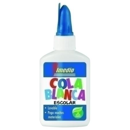COLA BLANCA IMEDIO ESCOLAR 40 Gr - Pack de 12 unidades
