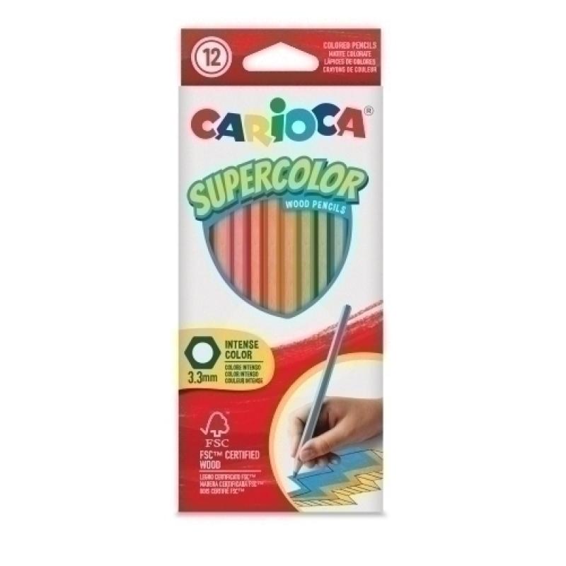 LAPICES COLOR CARIOCA SUPERCOLOR C/12
