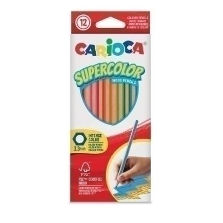 LAPICES COLOR CARIOCA SUPERCOLOR C/12