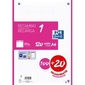 400174181 papel de cuaderno 210 x 297 mm (A4) 120 hojas