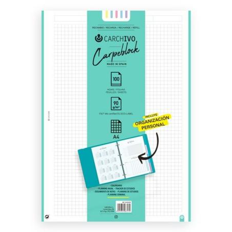 65410499 papel de cuaderno 210 x 297 mm (A4) 100 hojas