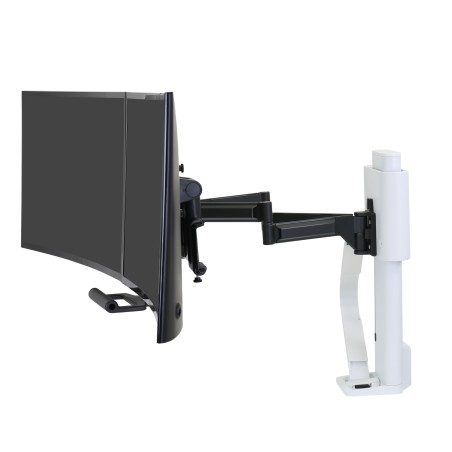 TRACE 45-631-216 soporte para monitor 68,6 cm (27") Blanco Escritorio