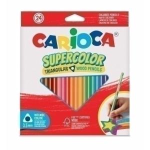 LAPICES COLOR CARIOCA SUPERC.TRI. C/24