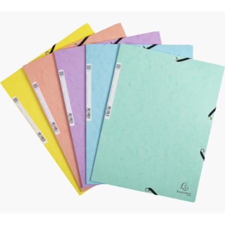 55560E carpeta Pressboard Colores surtidos, Azul, Coral, Verde, Mauve, Amarillo A4 - Pack de 50 unidades