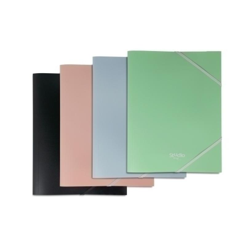 CARPETA SOLAP. PARDO PASTEL PP Fº ROSA - Pack de 10 unidades
