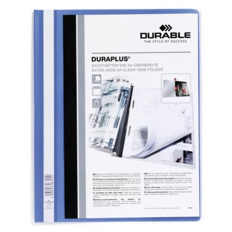DURAPLUS archivador Azul, Transparente 257906 - 25 Unidades