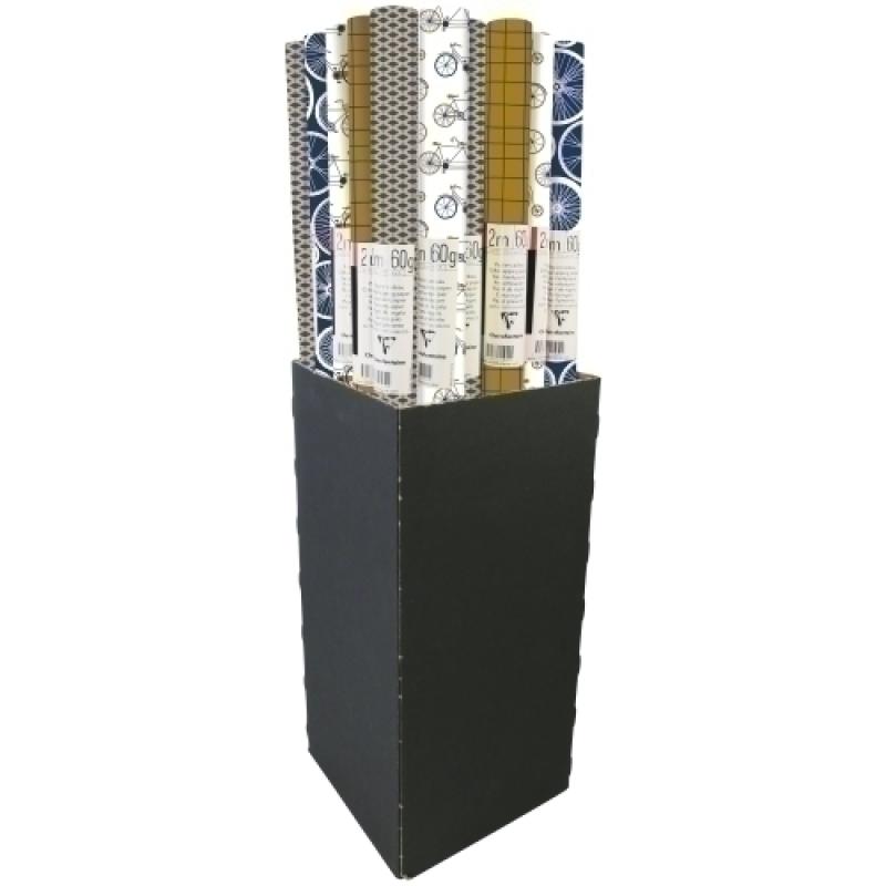 PAP.REGALO RL.CLAIREF.0,7x2 KRAFT BIK.(3