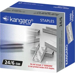 CAJA 5.000 GRAPAS 24/6-5M (5.000 UD) KANGARO KG2465M