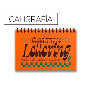 RUBIO CUADERNO DE LETTERING PRACTICA CALIGRAFÍA CURIOOS PASO A PASO