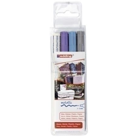 ROTUL.EDDING 751 B/3 (plata, azul y vio