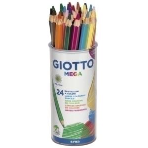 LAPICES COLOR GIOTTO MEGA BOTE DE 24