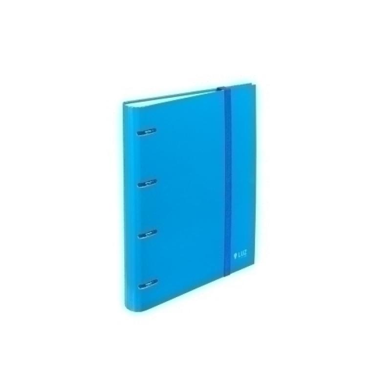 CARPEBLOC CARCH.LUZ A4 4AN.120 H AZUL - Pack de 2 unidades