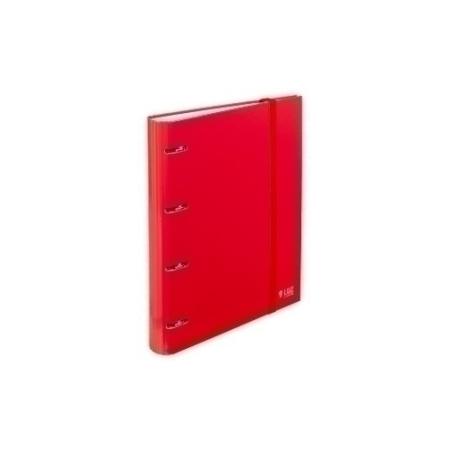 CARPEBLOC CARCH.LUZ A4 4AN.120 H ROJO - Pack de 2 unidades