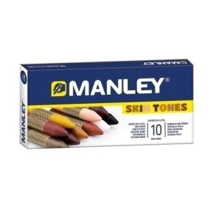 MANLEY CERAS ESTUCHE 10 UD SURTIDO TONOS DE LA PIEL