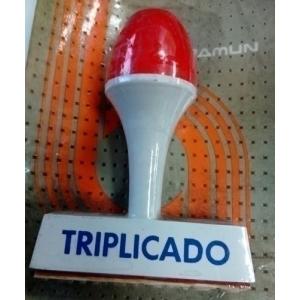SELLO MANUAL TRIPLICADO - Pack de 6 unidades
