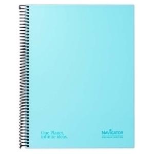 BLOC NAVIGATOR A4 120h HZ PASTEL AZUL - Pack de 5 unidades