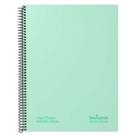 BLOC NAVIGATOR A4 120h HZ PASTEL MINT - Pack de 5 unidades