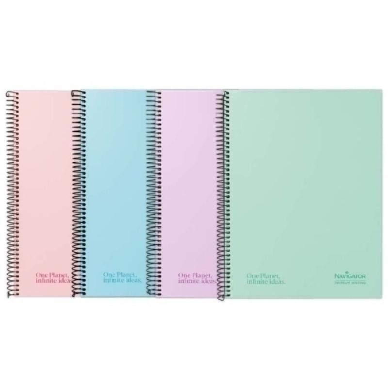 BLOC NAVIGATOR A4 120h HZ PASTEL SURTIDO - Pack de 5 unidades