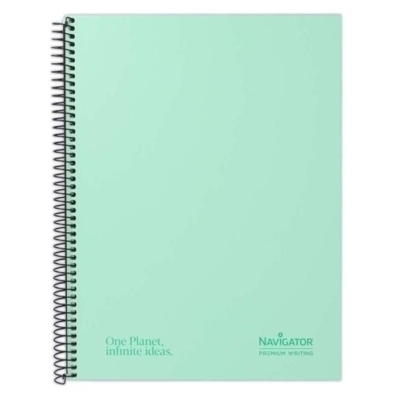 BLOC NAVIGATOR A4 80h HZ PASTEL MINT - Pack de 5 unidades