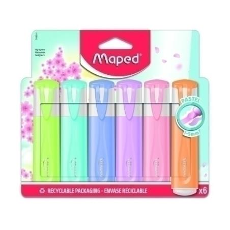 ROTUL. FLUOR MAPED CLASS.PASTEL EST.6