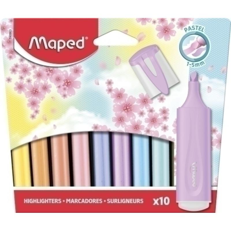 ROTUL. FLUOR MAPED CLASS.PASTEL EST.10