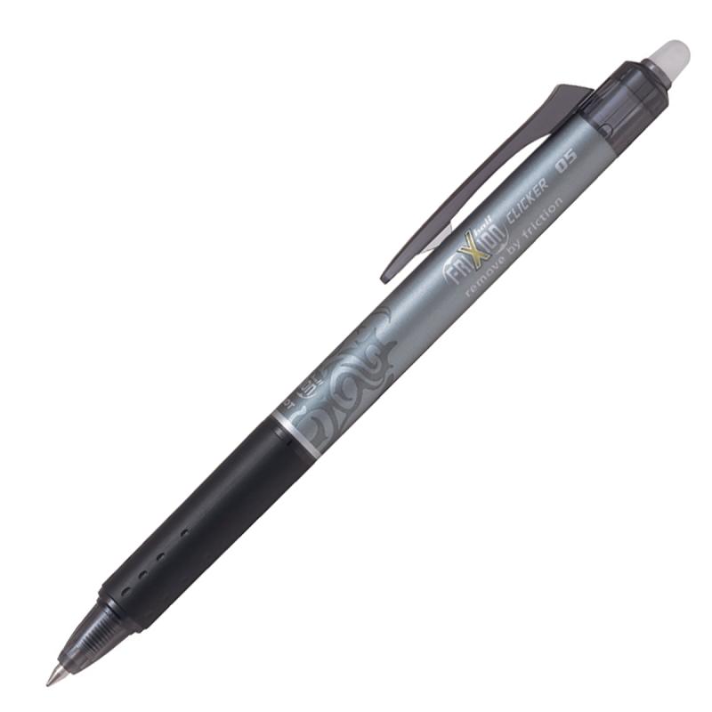 FriXion Clicker Bolígrafo retráctil con clip Negro 1 pieza(s)