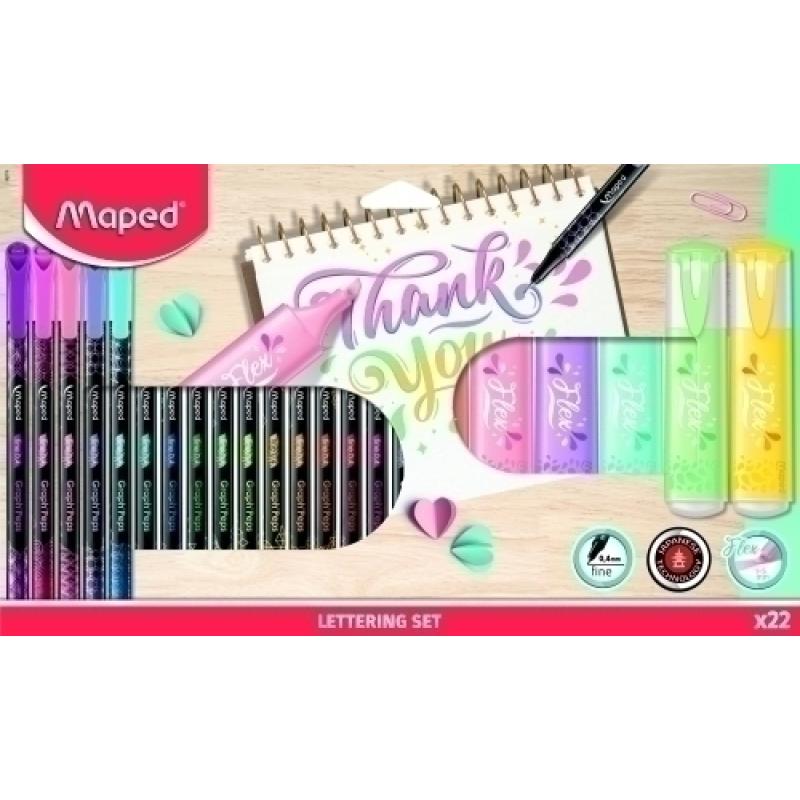 ROTUL.MAPED LETTERING SET 22