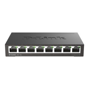 DGS-108 switch No administrado L2 Gigabit Ethernet (10/100/1000) Negro