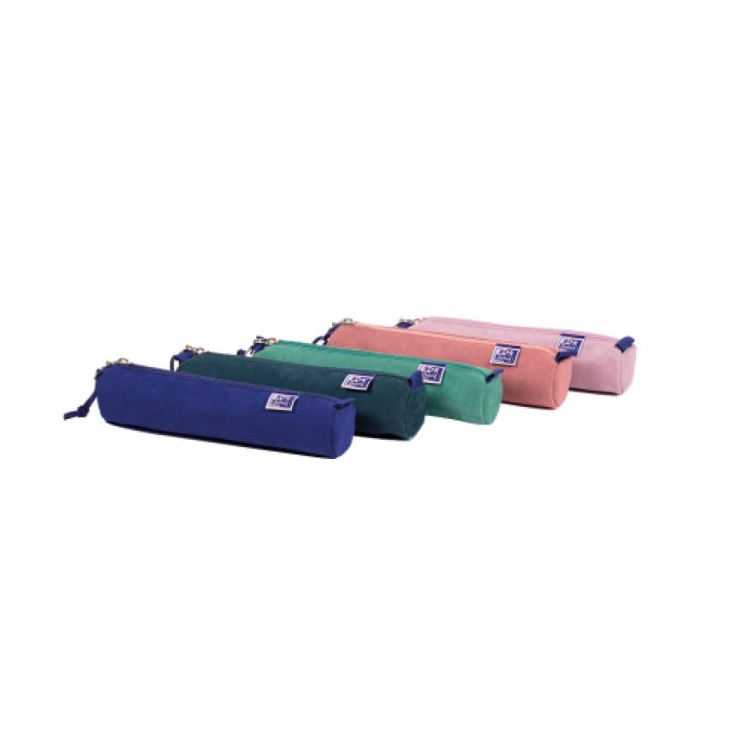 400174183 caja de lápices Estuche suave Microfibra Azul, Verde, Lila, Color menta, Rosa - Pack de 12 unidades