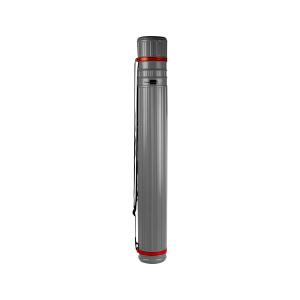PP02 tubo para documentos 9 cm Gris, Rojo
