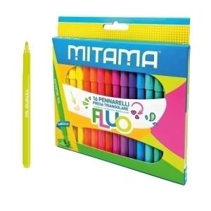 ROTULADOR MITAMA SUPER FLUO CAJA 16