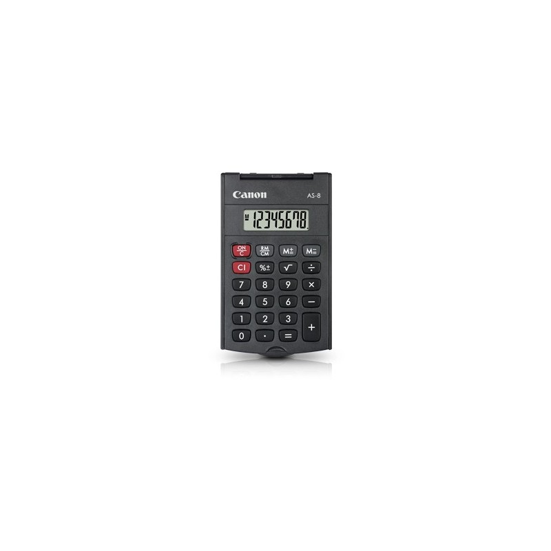 Canon AS-8 calculadora Bolsillo Pantalla de calculadora Gris