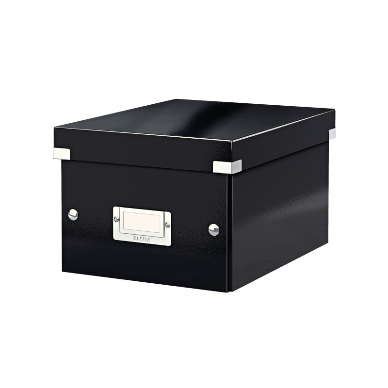Leitz Storage Box Click & Store Small archivador organizador Cartón duro Negro