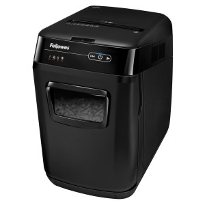 Fellowes AutoMax 150C triturador de papel Corte cruzado 23 cm Negro, Gris