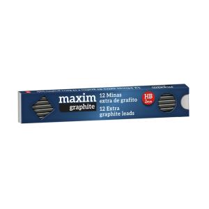 Maxim mina de repuesto HB Gris PM000200 - Pack de 12 unidades