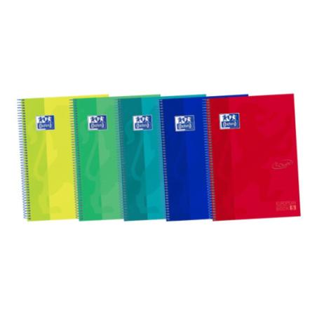 400138671 cuaderno y block A4+ 120 hojas Colores surtidos - Pack de 5 unidades