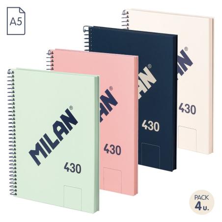 57151E80X4 cuaderno y block A5 80 hojas Colores surtidos