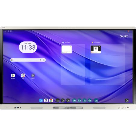 MX pizarra blanca interactiva 139,7 cm (55") 3840 x 2160 Pixeles Pantalla táctil Plata USB / Bluetooth