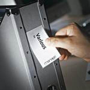 Label Holders. 25x102 mm. 12 pcs soporte de etiqueta