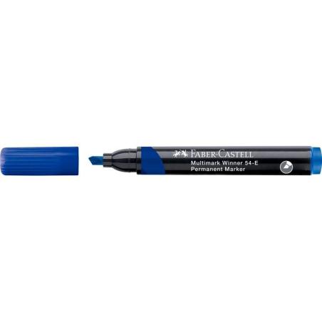 153151 marcador permanente Punta de cincel Azul