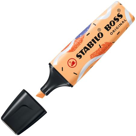 BOSS ORIGINAL marcador 10 pieza(s) Punta de cincel Naranja 70/125-101