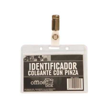 IDENT. APAISADO C/PINZA OFFICE BOX TRANSP. 92016 - 92016 - 1 unidad