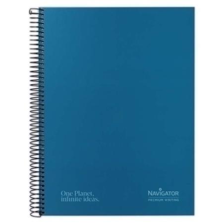 CUAD NAVIGATOR A4+ 80H 80GR 5X5 AZUL 88463330 - Paquete 5 unidades