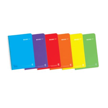 400133589 cuaderno y block A4 80 hojas Colores surtidos 400133589 - 1 unidad