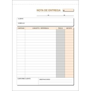 TALONARIO ENTREGAS 4º NATU TRIPLI LOAN T-92 - Pack de 5 unidades