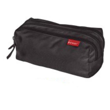 400195236 caja de lápices Estuche suave Poliéster Negro 400195236 - Pack de 5 unidades