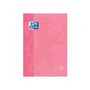 BLOC ENCOLADO COLOR 1 TAPA BLANDA A4+ 80 HOJAS 5X5 COLOR ROSA CHICLE OXFORD 400123681 400123681 - 1 unidad