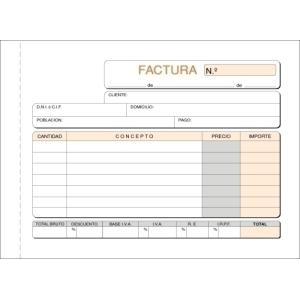 TALONARIO FACTURAS 8º APDO TRIPLI LOAN T-69 - Pack de 5 unidades