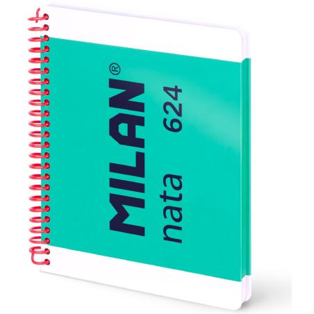 57053E80GR cuaderno y block A5 80 hojas Verde, Blanco 57053E80GR - Pack de 3 unidades